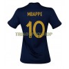 Original Fußballtrikot Frankreich Kylian Mbappé 10 Heimtrikot WM 2022 Für Damen